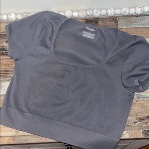 Wild Fable Charcoal Crop Top
